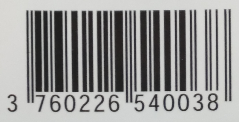 Barcode Colux Fake<br>3760226540038