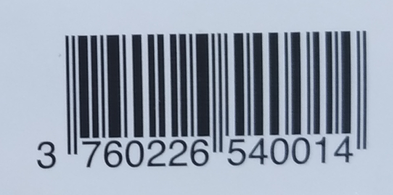 Barcode Kit Fake<br>3760226540014